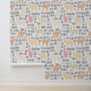 Papel Pintado Trama De Alpacas