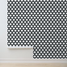 Trébol blanco y negro, Entramado, Quatrefoil