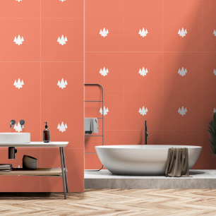 Papel Pintado Trees Salmon
