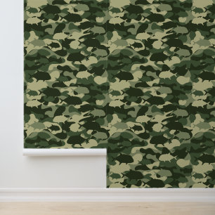 Papel Pintado Trévala gigante - Patrón de camuflaje de Ulua