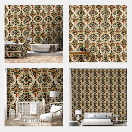 Papel Pintado Tribu de arte étnico nativa estadounidense