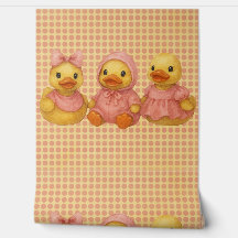 Trigo De Pato Adorable Con Ropa Rosa