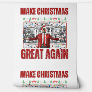 Papel Pintado Trump vuelve a hacer grandes a los Navidades