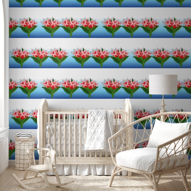 Papel Pintado Tulip Flowers (Niños)