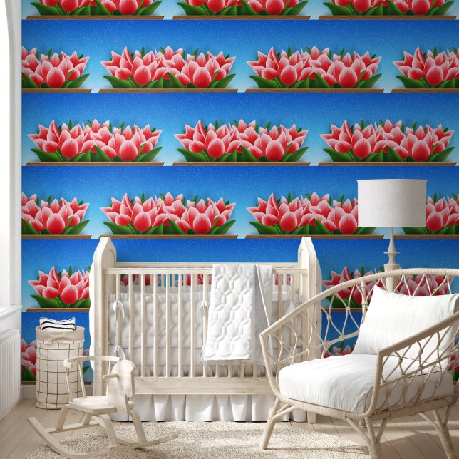 Papel Pintado Tulip Flowers (Niños)