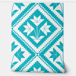 Papel Pintado Turquoise Floral Quilt