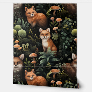 Papel Pintado Twilight Forest Friends Botanical