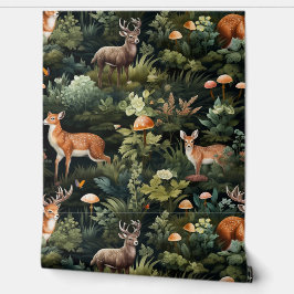 Papel Pintado Twilight Forest Friends Botanical