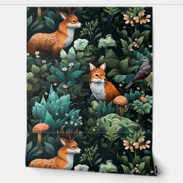 Papel Pintado Twilight Forest Friends Botanical