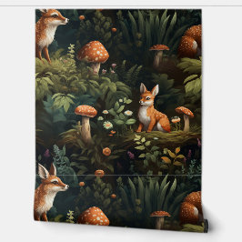 Papel Pintado Twilight Forest Friends Botanical