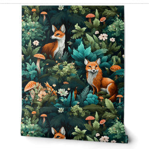 Papel Pintado Twilight Forest Friends Botanical