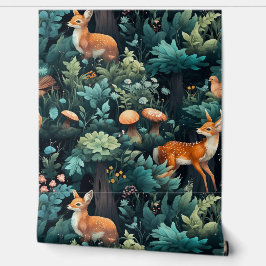 Papel Pintado Twilight Forest Friends Botanical
