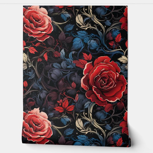 Papel Pintado Twilight Thorns Botanical (Desenrollar)