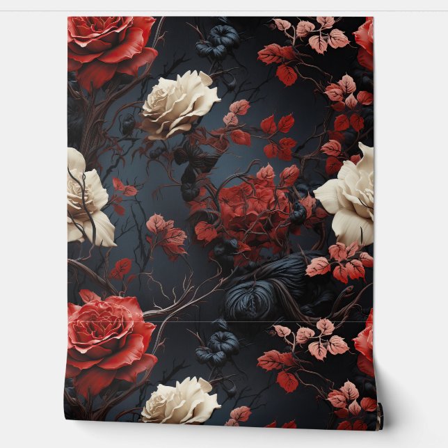 Papel Pintado Twilight Thorns Botanical (Desenrollar)