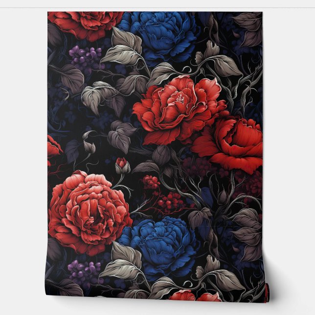 Papel Pintado Twilight Thorns Botanical (Desenrollar)