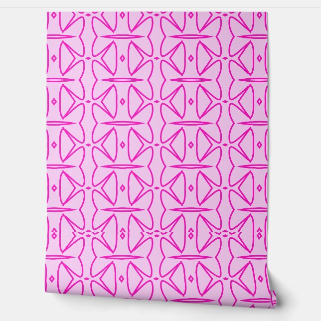 Papel Pintado Two Toned Pink Pattern (Desenrollar)