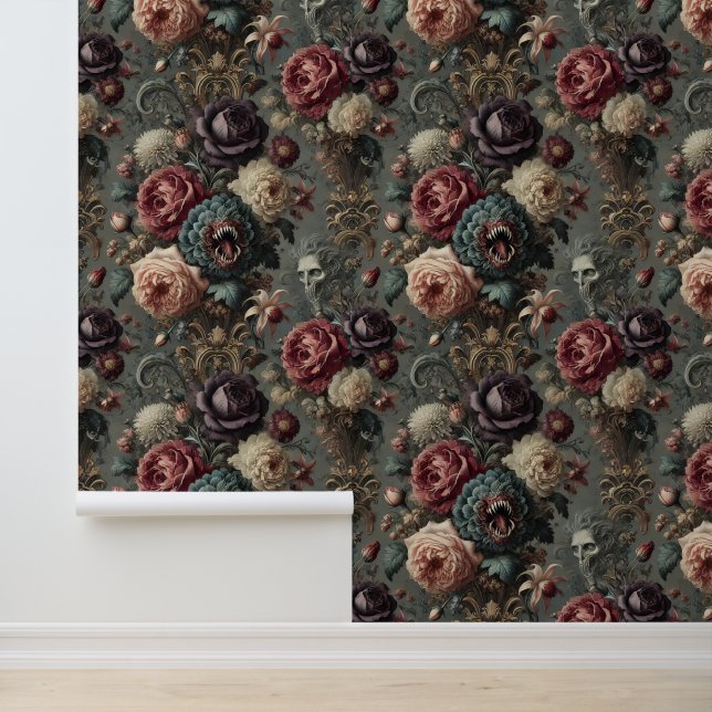 Papel Pintado 🩸 Un Bloom Intimidante - Victoria Gótica (Solicitud)