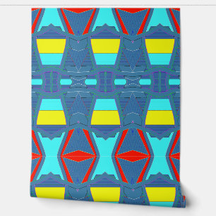 Papel Pintado Un clásico multicolor vibrante "Ratti_Creative_Art