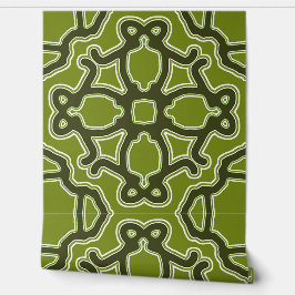 Papel Pintado Un color verde vintage "Ratti_Creative_Arts"