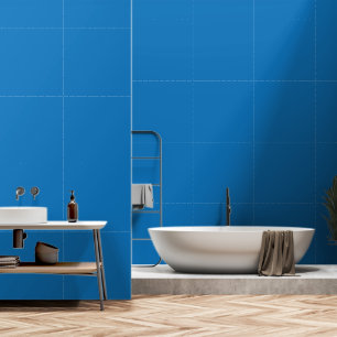 Papel Pintado Un cuadrado azul enmarcado por un borde blanco, mo