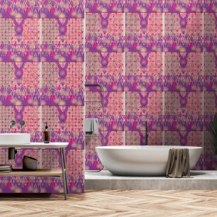 Papel Pintado un diseño de fondo morado con puntos