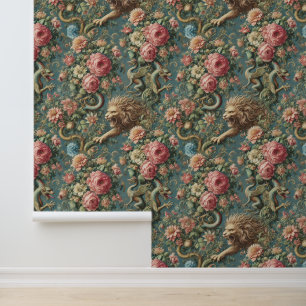 Papel Pintado Un mito floreciente - Diseño mítico victoriano