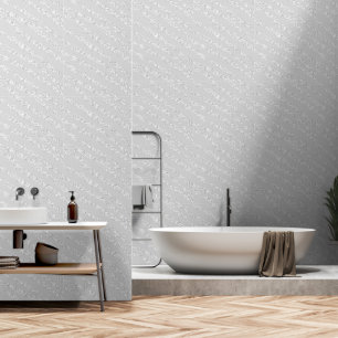 Papel Pintado Un paisaje gris y blanco