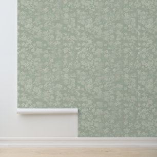 Papel Pintado Un pastel verde contemporáneo