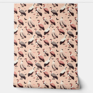 Papel Pintado Un patrón de reunión de buitres
