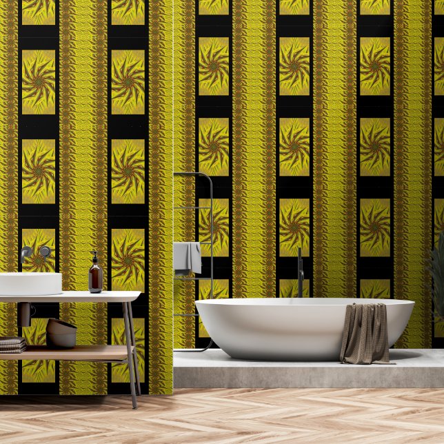 Papel Pintado Una flor en el viento 1 (Baño)