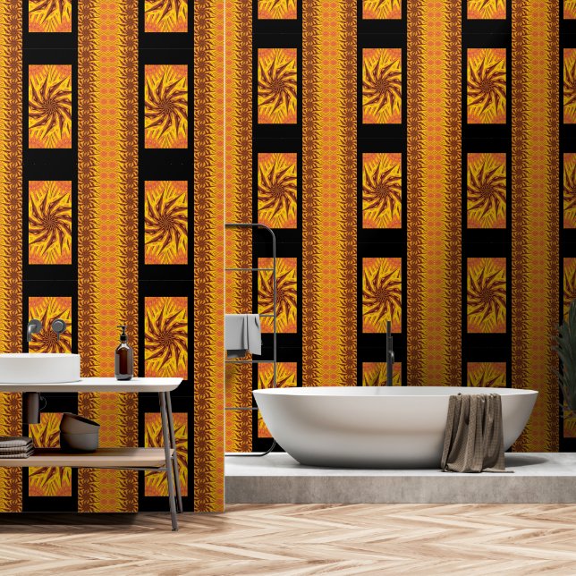 Papel Pintado Una flor en el viento 2 (Baño)