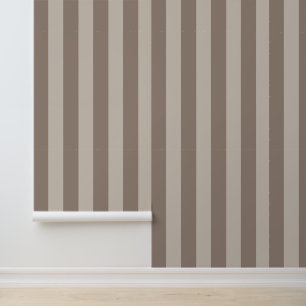 Papel Pintado Unas rayas gris beiges elegantes y sin tiempo
