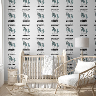 Papel Pintado Unicorn Conectado Con El Universo Unicornio