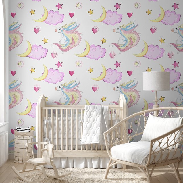 Papel Pintado Unicorn Dream Sky (Niños)