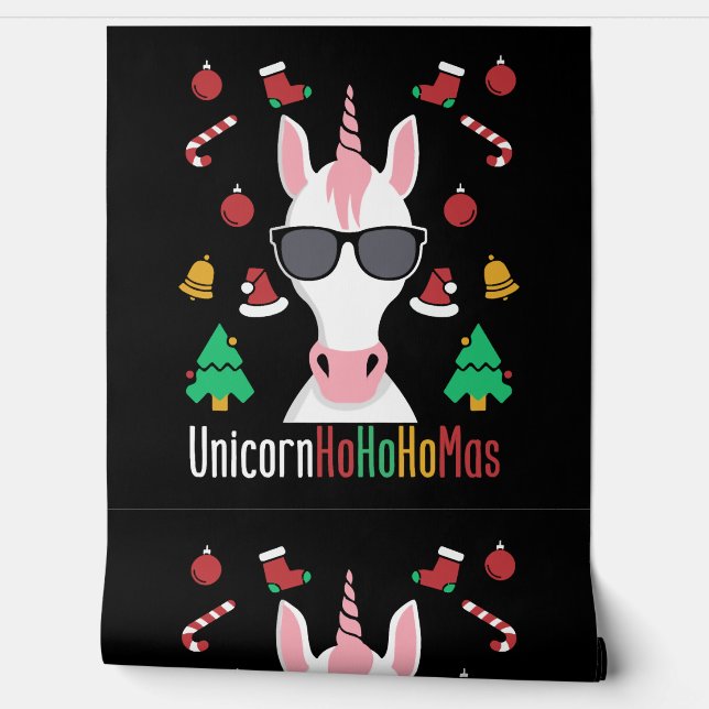 Papel Pintado Unicorn navidades (Desenrollar)