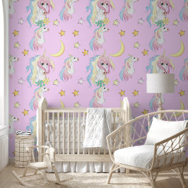 Papel Pintado Unicorn Night Sky