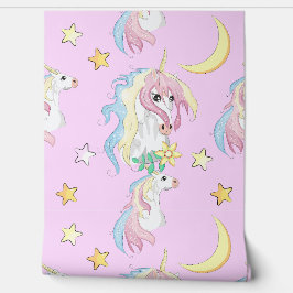 Papel Pintado Unicorn Night Sky