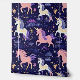 Papel Pintado Unicornio
