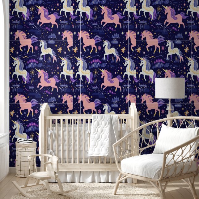 Papel Pintado Unicornio (Niños)