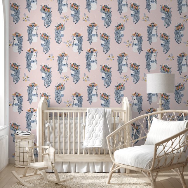 Papel Pintado Unicornios (Niños)