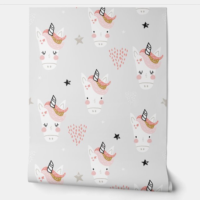 Papel Pintado Unicornios de hadas (Desenrollar)