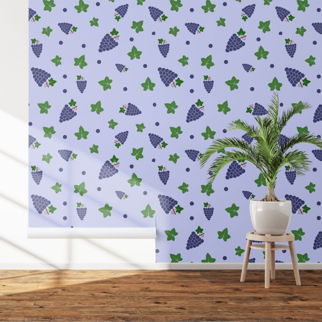 Papel Pintado Uvas (Grapes Wallpaper)