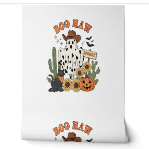 Papel Pintado Vaca mancha fantasma Western-Divertido Halloween