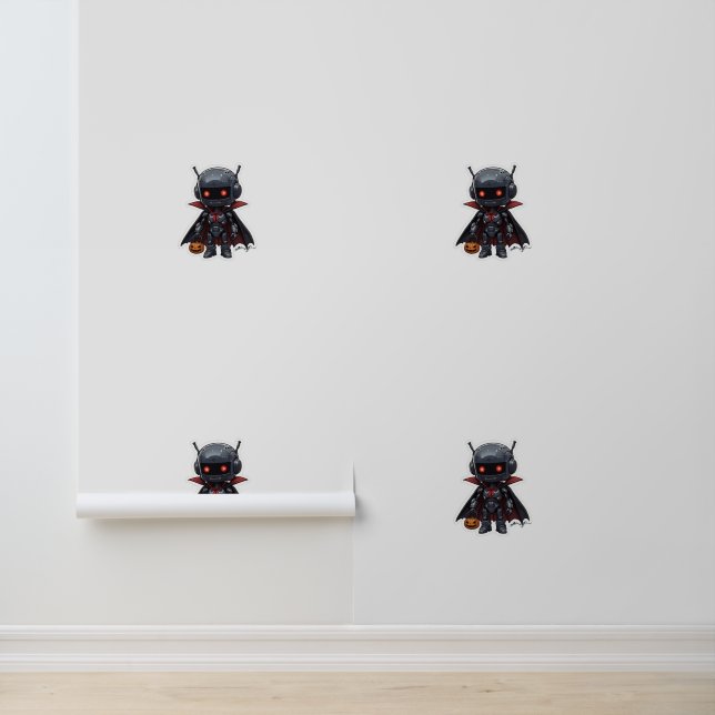 Papel Pintado Vampiro Robot Halloween Fondo de escritorio Cute S (Solicitud)