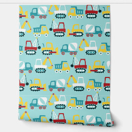 Papel Pintado Vehículos de construcción de personalizado