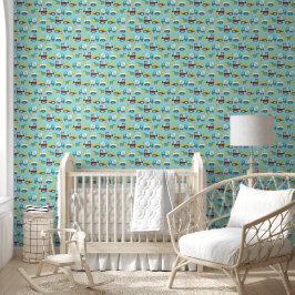 Papel Pintado Vehículos de construcción de personalizado