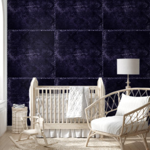 Papel Pintado Velvety Indigo Damask Grunge Baroque de medianoc