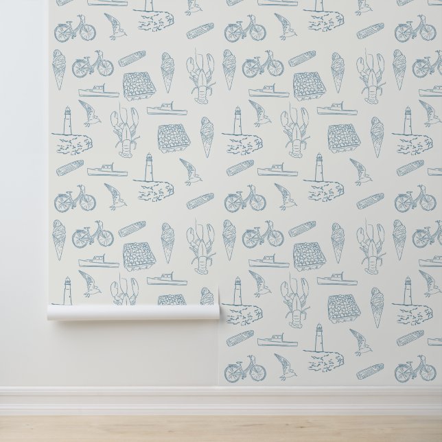 Papel Pintado Verano de Nueva Inglaterra (Solicitud)