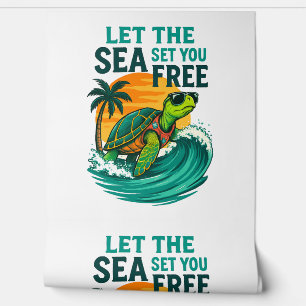 Papel Pintado Verano Guay - Vibes de tortugas marinas