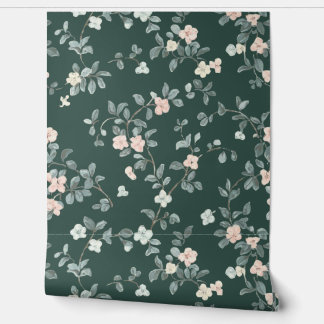 Papel Pintado Verdant Blooms